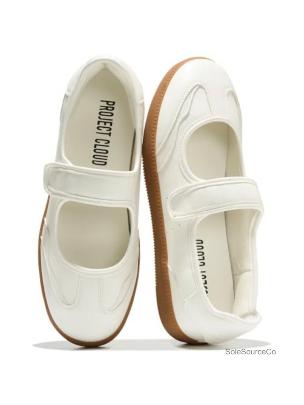 Women's Mary Jane Flats Lightweight Memory Foam Non-Slip Comfort Sneakers